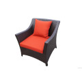 Popular Red Rattan Lounge Set 4PCS